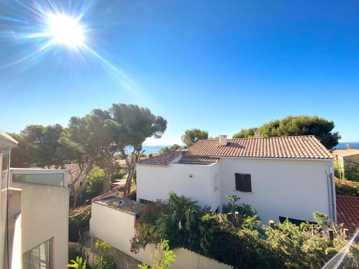 Appartement Vue Mer Le Chant Des Cigales Sausset-les-Pins Exteriör bild