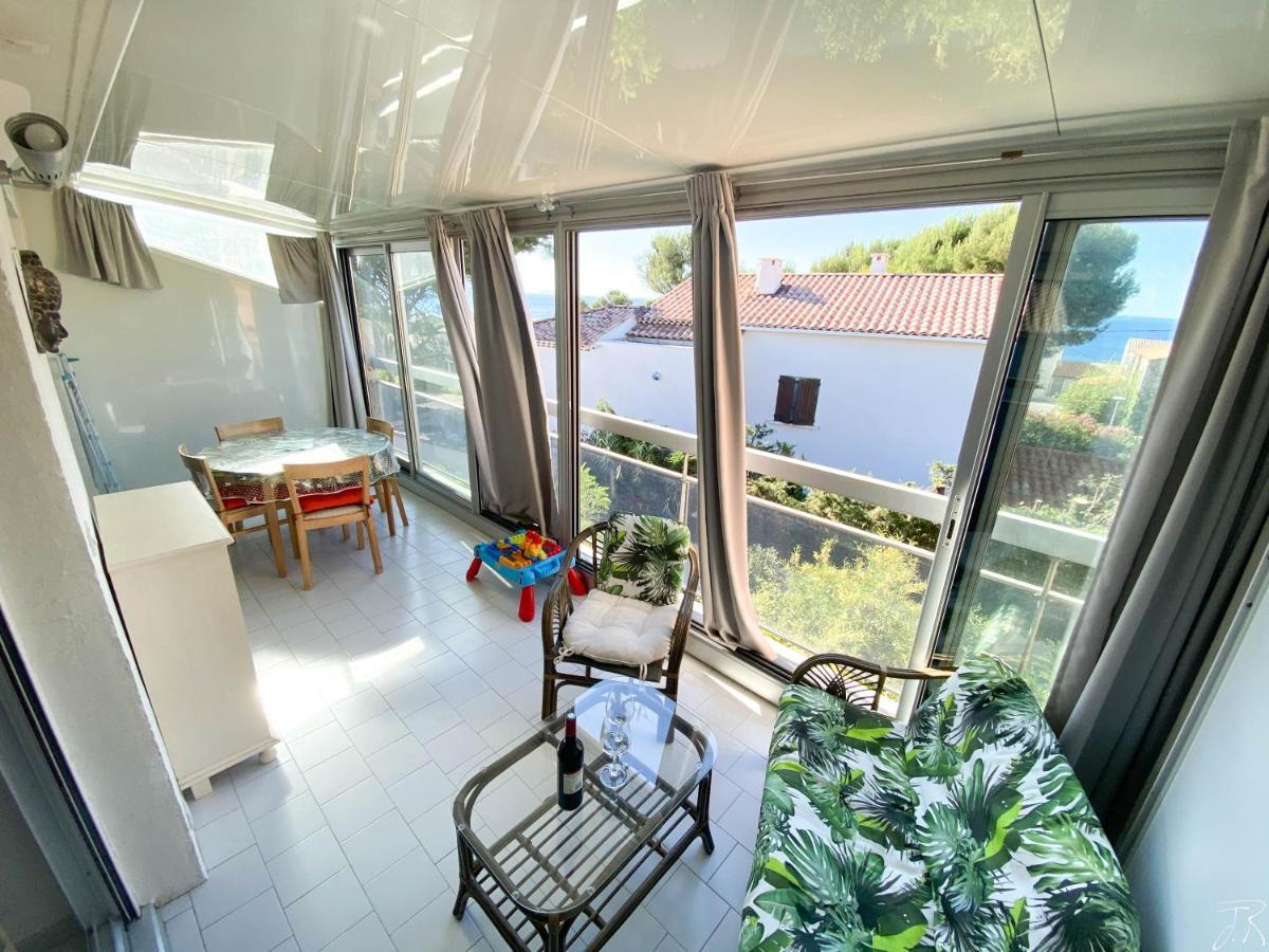Appartement Vue Mer Le Chant Des Cigales Sausset-les-Pins Exteriör bild